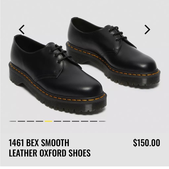 COPY - Like New- Never worn: Docs Originals. 1461 Oxford Shoes - Picture 3 of 5